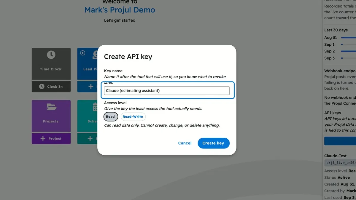 Play video: how to set up Projul AI Connect