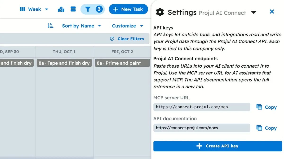 Play video: send Projul tasks to Google Calendar with Zapier