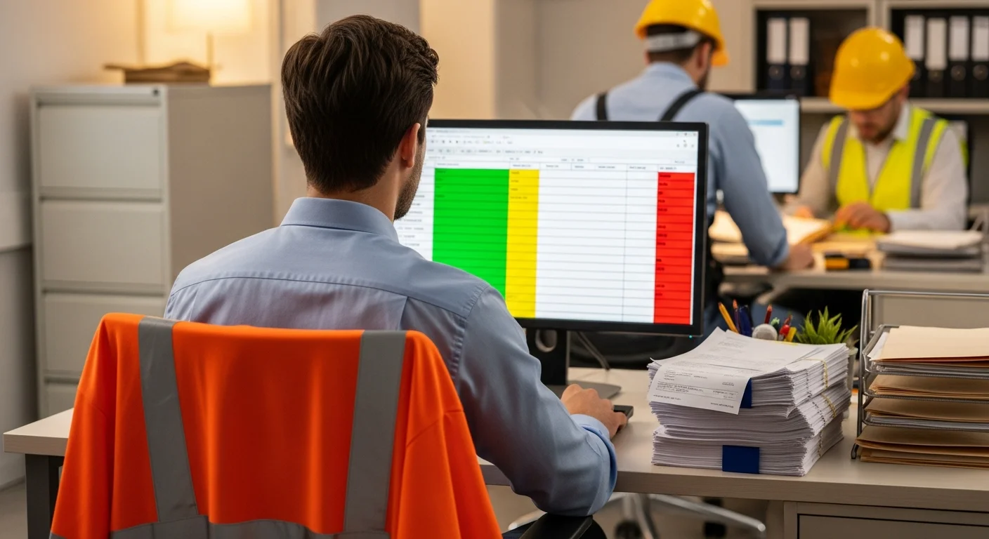 Construction Accounts Receivable Aging Report