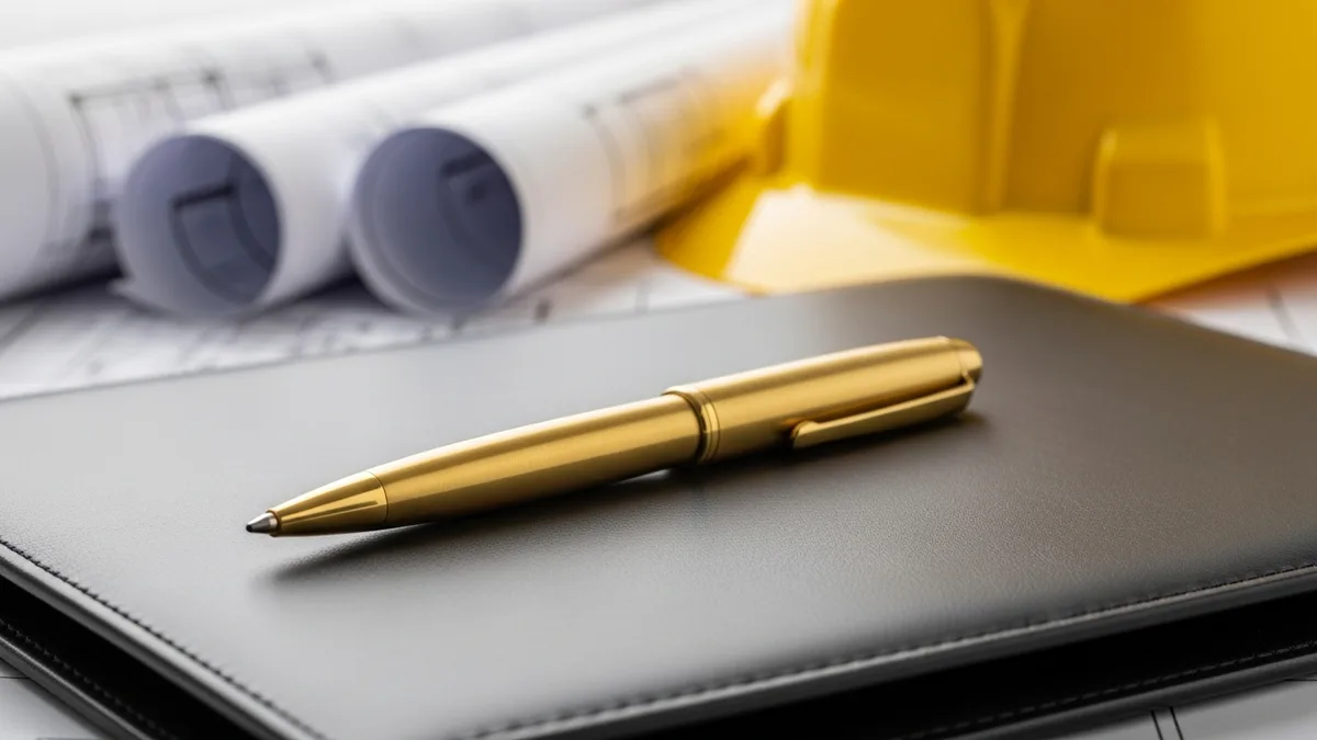 Elevator shaft under construction in a commercial building