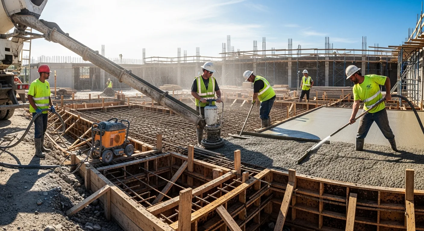 Hot Weather Concrete: How to Pour in the Heat Without Cracking, Shrinking, or Losing Strength