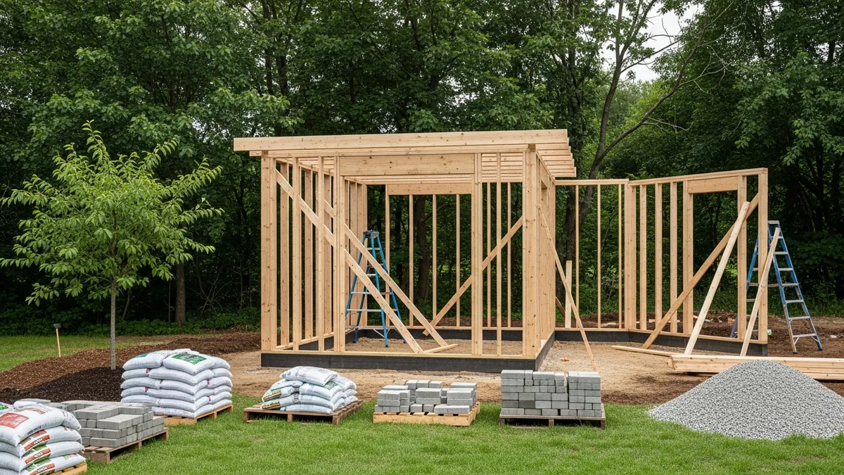 Construction Pool Building