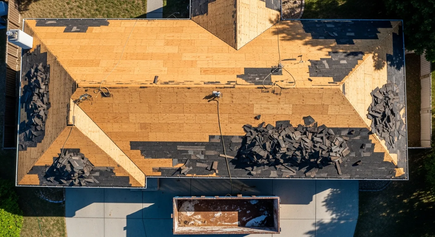 Roof Tear-Off and Replacement Guide: Layering Rules, Decking, and Flashing
