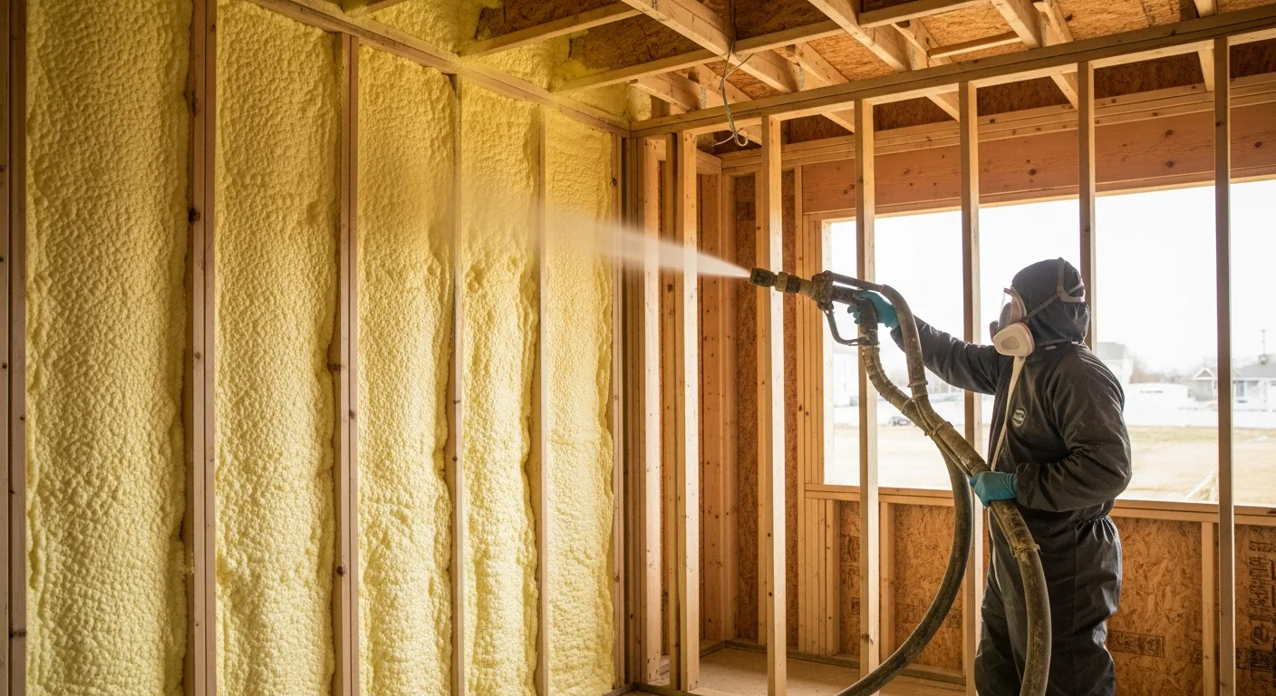 Spray Foam Insulation Guide: Open Cell vs Closed Cell, R-Values, and Application