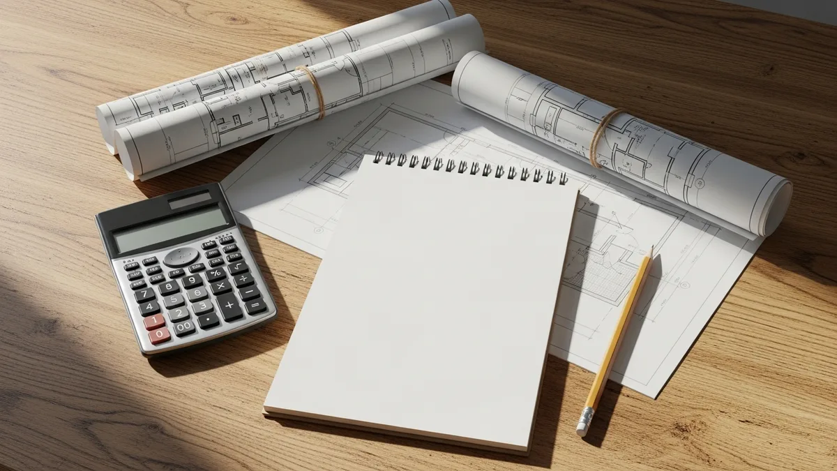 Contractor using a laptop on the job site