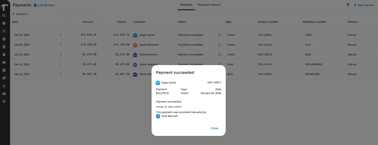 Payment Notification