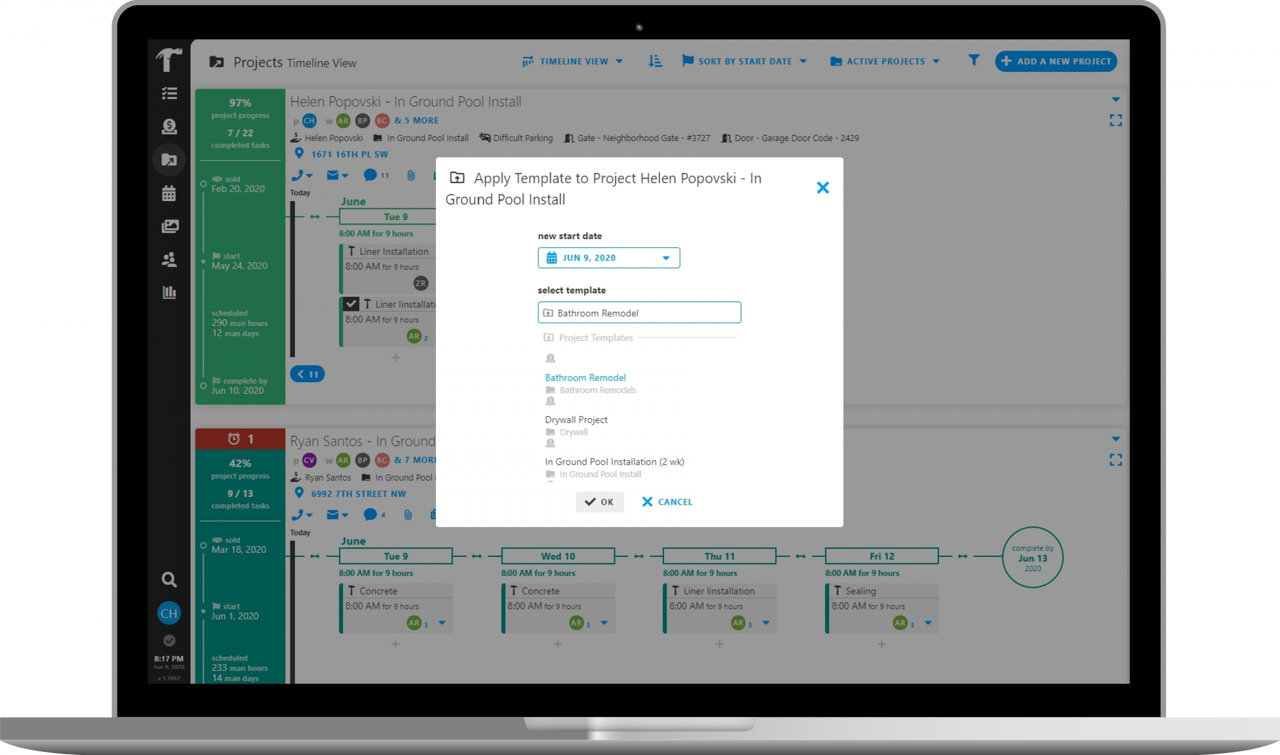 Clone Projects Estimates and Tasks with Projul