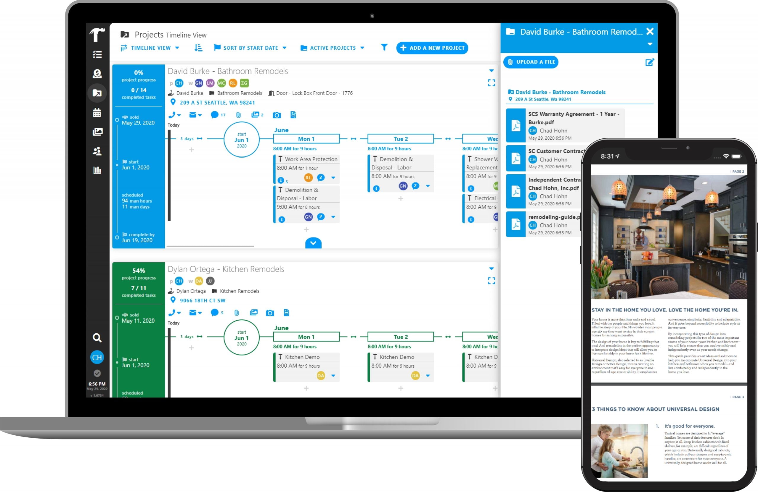 Documents And Storage Page Main Image Documents & Storage with Projul