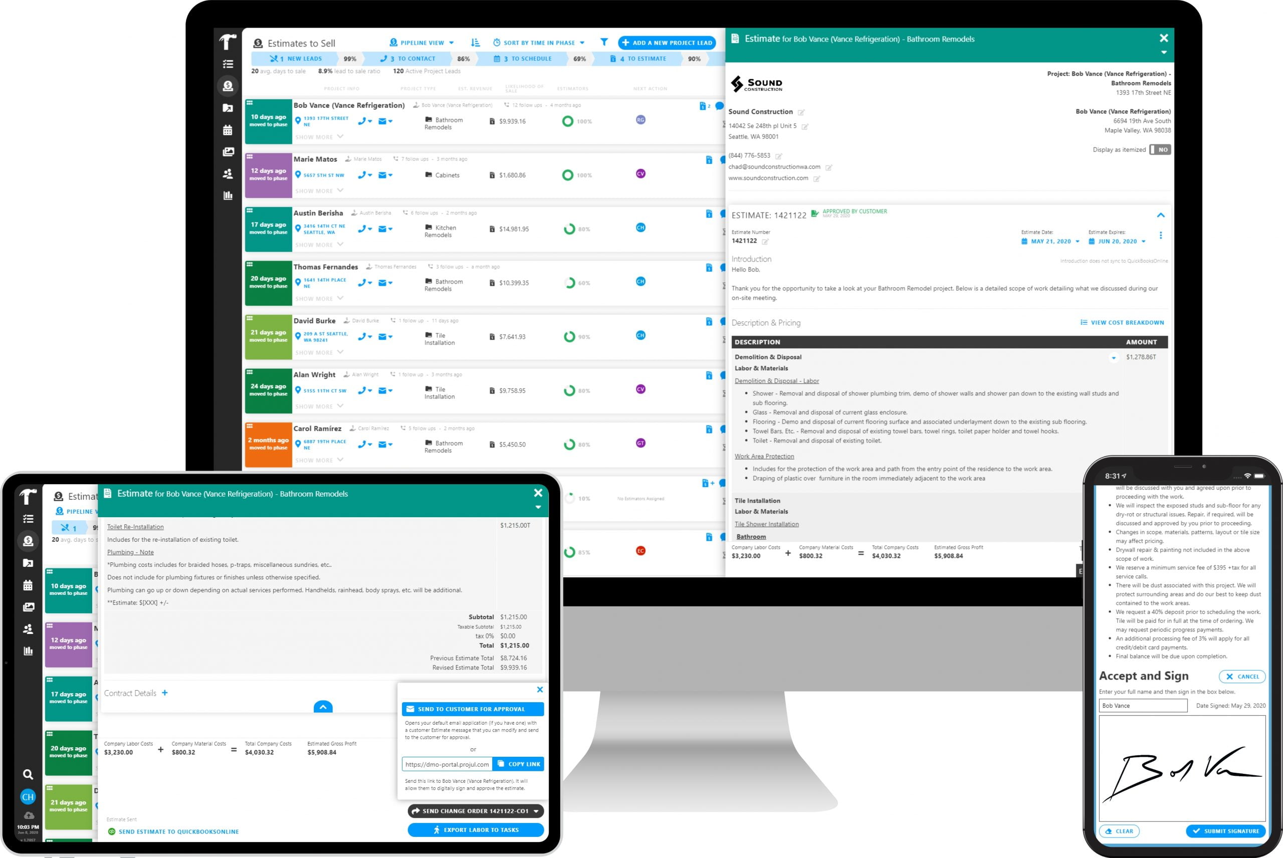 Client Digital eSignatures with Projul