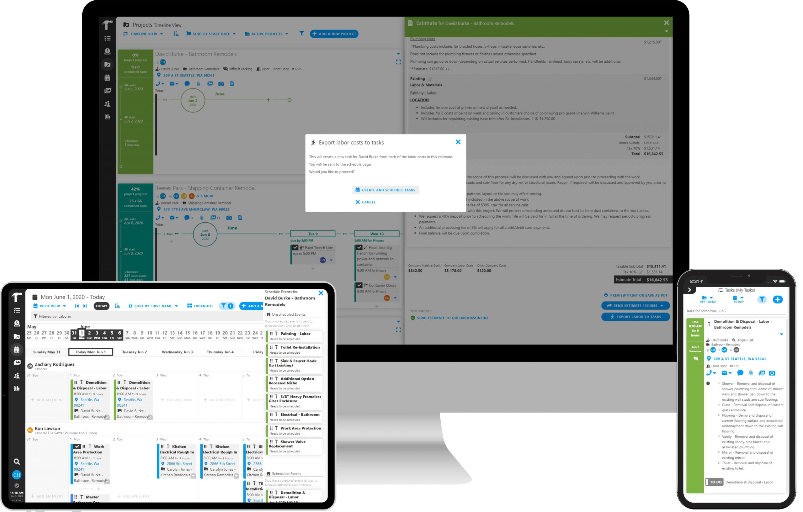 Estimates Converted To Tasks Page Feature Image Estimates Converted To Tasks with Projul
