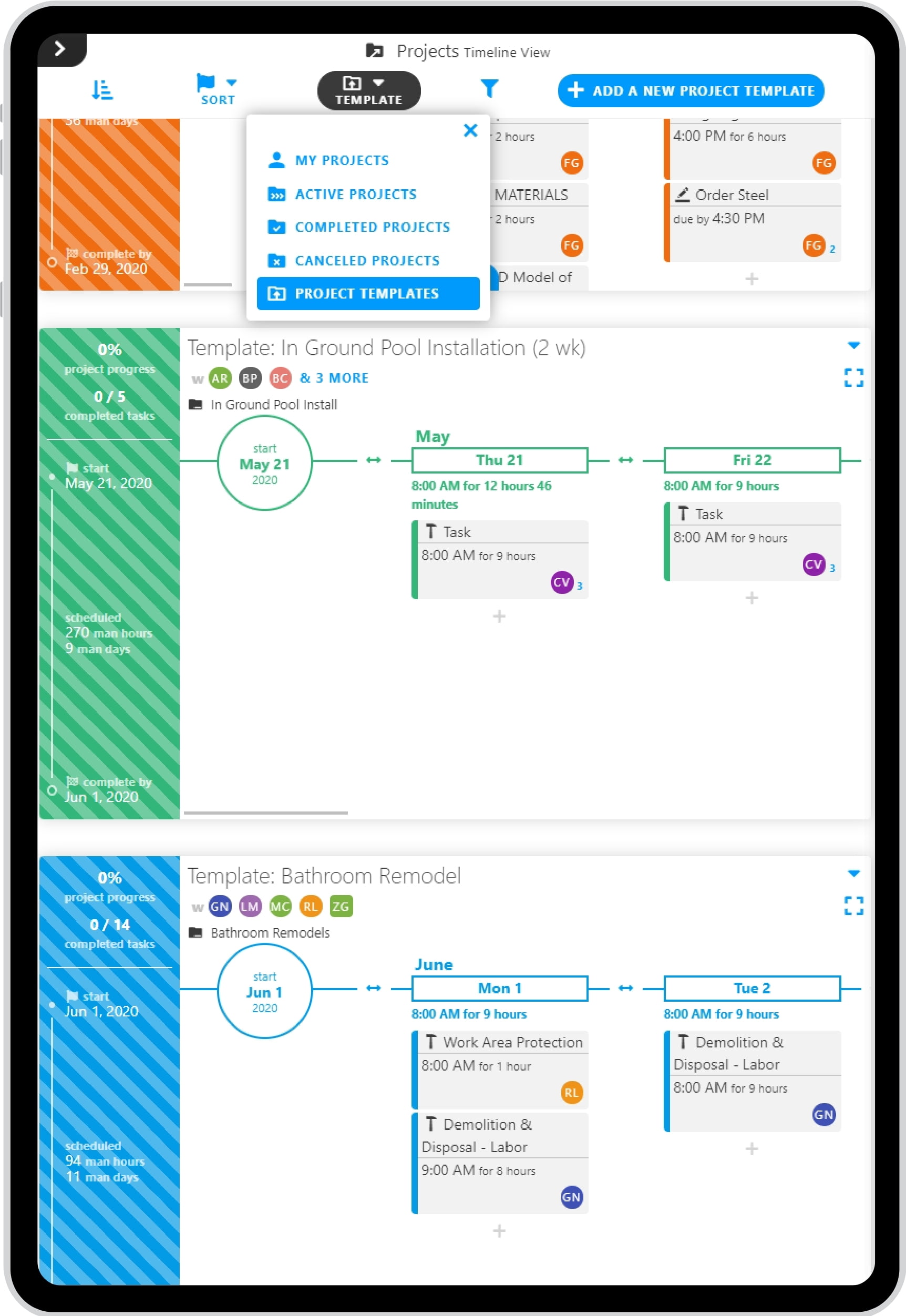 Timesaving Templates with Projul