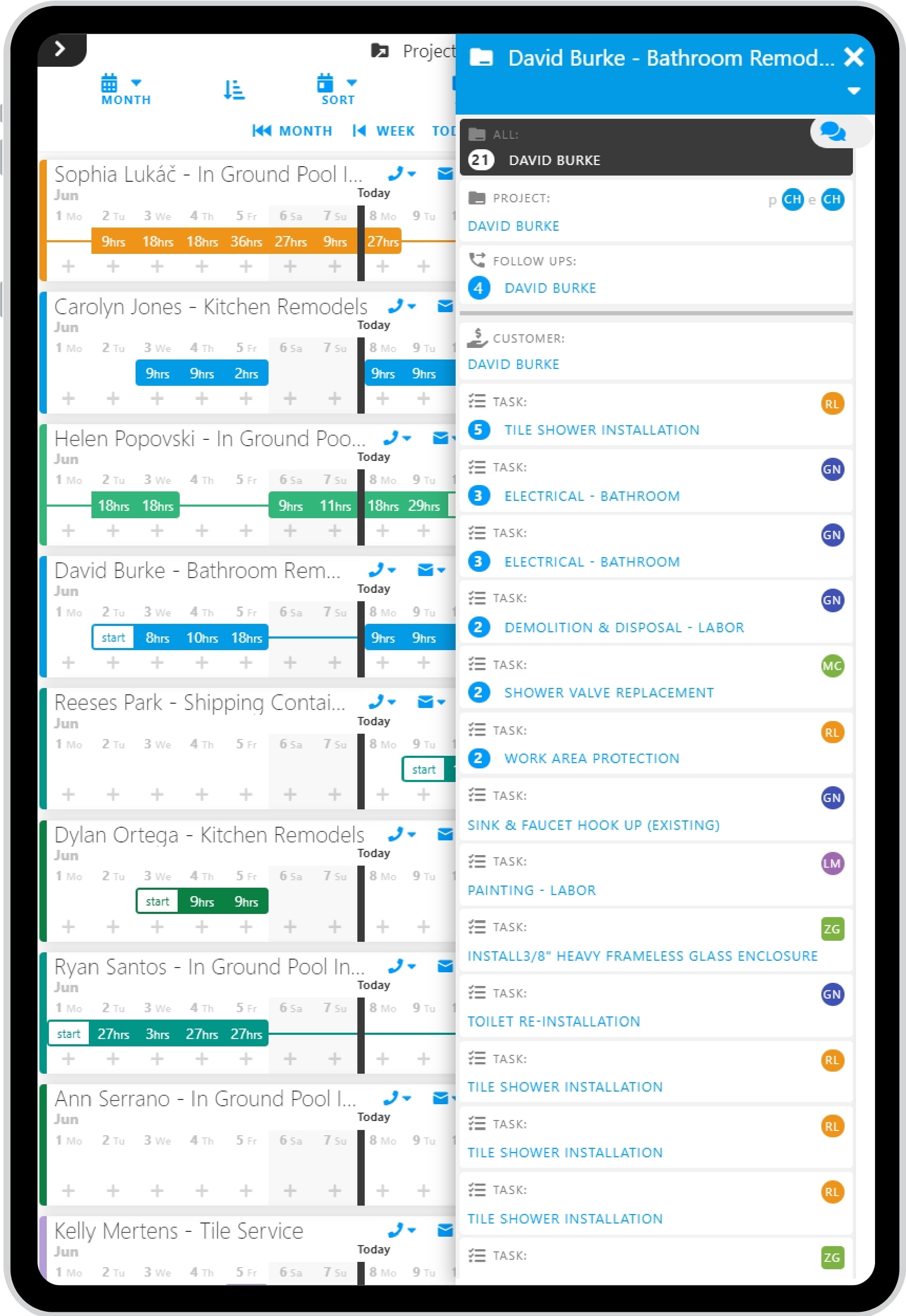 To Do's and Daily Logs with Projul