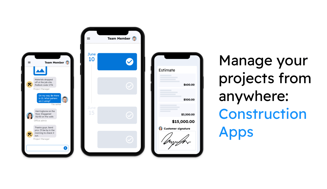 Construction App: Manage your projects from anywhere