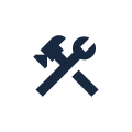 construction hammer tools icon