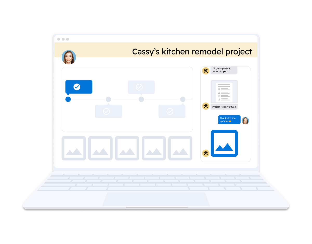 A software page that lets you view tasks such as accounting and other services.