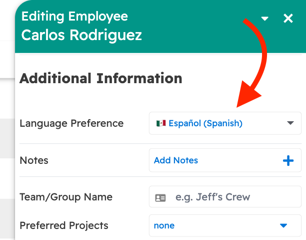 A software page that lets you view tasks such as accounting and other services.